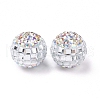 Polymer Clay Rhinestone Beads RB-L029-04A-3