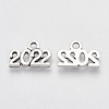 Tibetan Style Alloy Charms TIBE-T010-37AS-RS-2