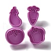 Vegetables Themed PET Plastic Cookie Cutters DIY-K056-08-1