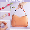   4Pcs 4 Style Resin Imitation Gemstone Beaded Bag Handles FIND-PH0009-46A-3