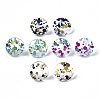 Cellulose Acetate(Resin) Stud Earring Findings KY-R022-014-1