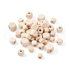 Craftdady 400Pcs 4 Style Natural Wooden Beads WOOD-CD0001-14-2