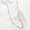 304 Stainless Steel Satellite Chain Necklaces X-NJEW-L173-012-G-4