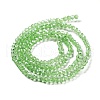 Electroplate Transparent Glass Beads Strands EGLA-A035-T3mm-A09-2