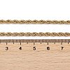 304 Stainless Steel Rope Chain Necklaces NJEW-M124-09G-2