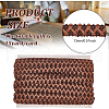 Imitation Leather Braided Lace Ribbon WL-WH0003-02B-2