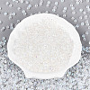 6/0 Half Plated Glass Beads SEED-N008-04G-1