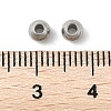 Tarnish Resistant Round 201 Stainless Steel Spacer Beads STAS-E082-08-3