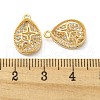 Brass Micro Pave Cubic Zirconia Pendant KK-H460-06G-3