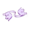 Transparent Acrylic Pendants TACR-M002-01D-2