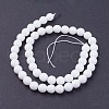 Natural Jade Bead Strands G-R166-8mm-22-2