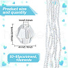 HOBBIESAY 10 Strands Imitate Austrian Crystal Bicone Glass Beads Strands GLAA-HY0001-37A-2