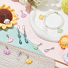 Teardrop & Cloud Locking Stitch Markers HJEW-AB00545-5