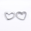 Tarnish Resistant 201 Stainless Steel Linking Rings STAS-E437-17P-2