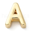Rack Plating Brass Slide Charms KK-M254-15G-A-1