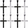SUNNYCLUE 8Pcs 2 Colors 304 Stainless Steel Pendants STAS-SC0009-39-1