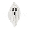 Halloween Theme Glass Seed Seed Beads PALLOY-MZ00773-1