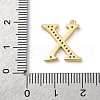 Rack Plating Brass Micro Pave Cubic Zirconia Pendant KK-H449-76G-20-4