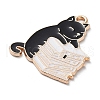 Alloy Enamel Pendants ENAM-A146-04KCG-01-2