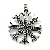 Viking 316 Surgical Stainless Steel Pendants STAS-E212-126AS-1