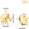 Unicraftale 20Pcs 304 Stainless Steel Charms STAS-UN0028-84-6