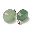 Natural Green Aventurine Pendants G-Z067-03P-04-3