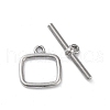 304 Stainless Steel Toggle Clasps STAS-A092-07P-1