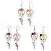 Brass Dangle Earrings EJEW-JE06039-1