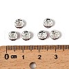 Brass Grade A Rhinestone Spacer Beads RB-A014-Z6mm-21S-3
