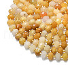 Natural Topaz Jade Beads Strands G-P573-A57-01-3