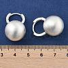 Round Brass Hoop Earrings for Women EJEW-U055-06S-3