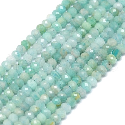 Natural Amazonite Beads Strands G-G106-A15-01-1