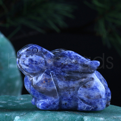 Natural Blue Spot Jasper Home Display Decorations DJEW-PW0006-06F-1