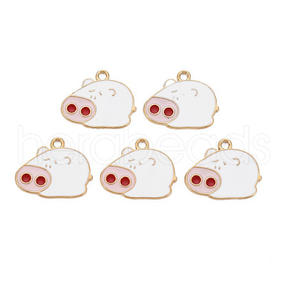 Alloy Enamel Pendants ENAM-T016-17-RS-1