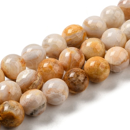 Natural Crazy Agate Beads Strands G-H298-A12-04-1