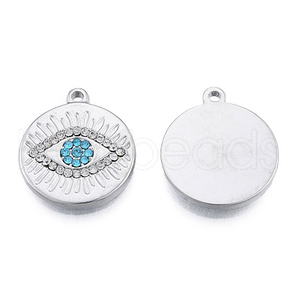 304 Stainless Steel Pendants STAS-N098-178P-1