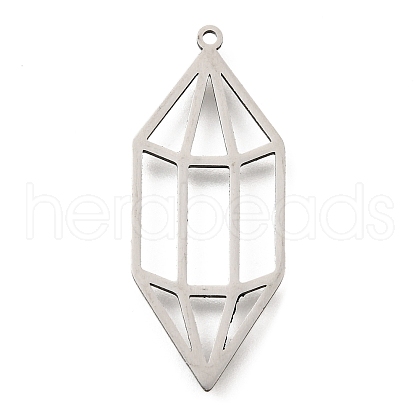 304 Stainless Steel Pendants STAS-S176-07P-1