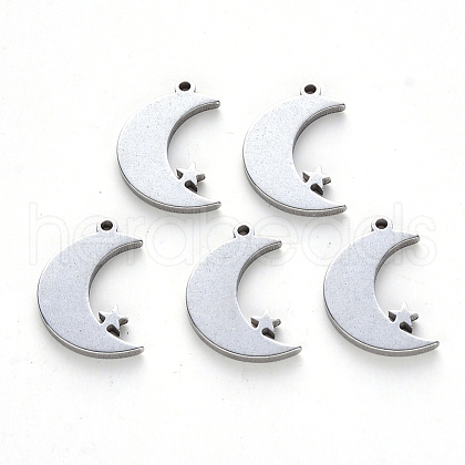 Non-Tarnish 304 Stainless Steel Pendants STAS-N092-63-1