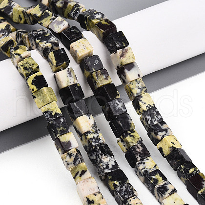 Natural Yellow Turquoise(Jasper) Beads Strands G-T140-40-1