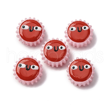 Fuuny Handmade Lampwork Enamel Beads LAMP-Q045-01H-1