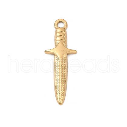 304 Stainless Steel Pendants STAS-C121-30G-1