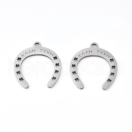 Non-Tarnish 201 Stainless Steel Pendants STAS-Q240-028P-1