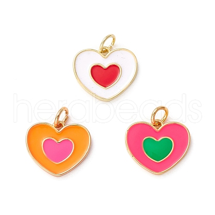 Brass Enamel Charms KK-Z017-03-NR-1