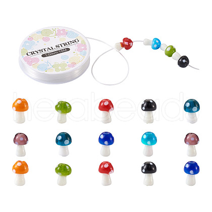 Craftdady DIY Children Stretch Bracelets Making Kits DIY-CD0001-11-1