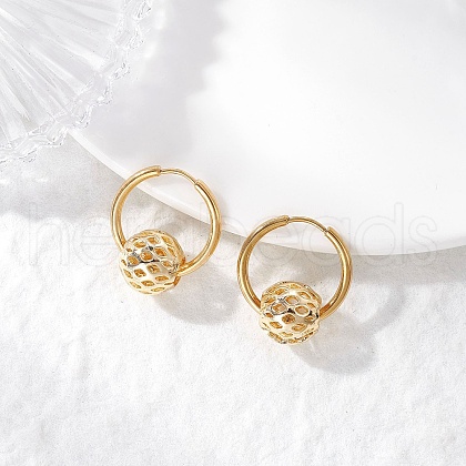 304 Stainless Steel Hoop Earrings EJEW-JE06450-01-1