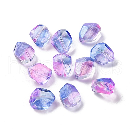 Baking Paint Transparent Glass Beads X1-DGLA-C004-01A-1