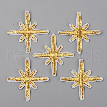 Computerized Embroidery Cloth Iron on/Sew on Patches X-DIY-S040-023B-1
