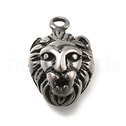 Retro 304 Stainless Steel Pendants STAS-L284-16AS-05-1