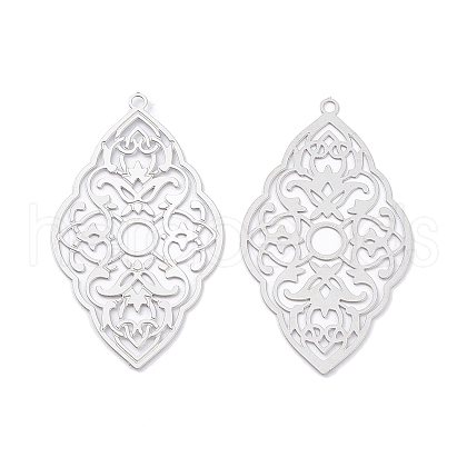 Non-Tarnish 304 Stainless Steel Pendants STAS-B038-02P-1
