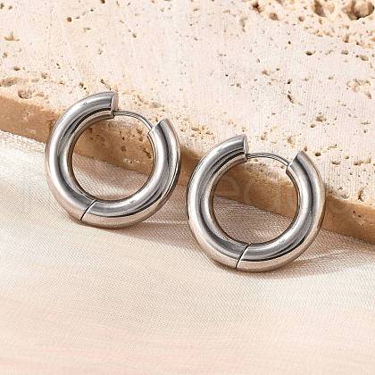201 Stainless Steel Hoop Earrings EJEW-P304-13C-P-1